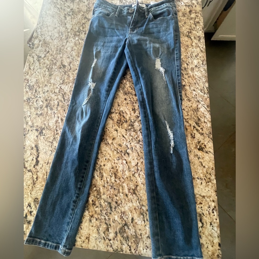 Guess Women's Distressed Blue Jeans